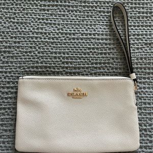 Coach Large Corner Zip Wristlet